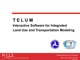 TELUS Land Use Model (TELUM)
