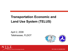 Transportation, Economic & Land Use System