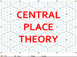 II Central Place Theory _2011_