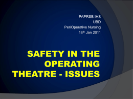 OT Safety Issues - Nurses Rock Society #23