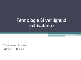 Tehnologia Silverlight si echivalente
