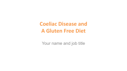 Coeliac disease