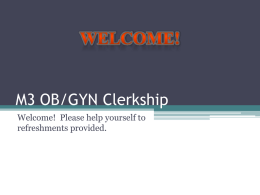 Welcome to OB/GYN - University of Nebraska Medical Center