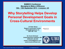 Why Storytelling Helps Develop Personal Development Goals