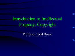 PowerPoint Presentation - Introduction to Intellectual