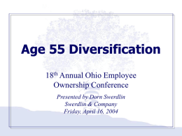 Age 55 Diversification - Kent State University