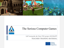 Th Serious Computer Games