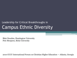 Campus Racial Diversity