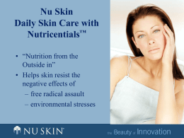 Nu Skin Daily Skin Care with Nutricentials™