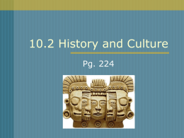 10.2 History and Culture