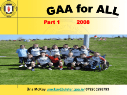 GAA for All – Coach Education Workshop
