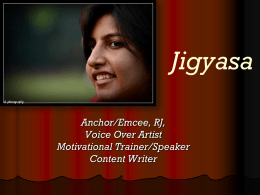 Jigyasa - Voice Artistes
