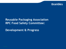 Houwelings: IFCO Food Safety & Quality Paul Pederson