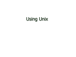 Unix Commands - bhecker.com • Index page