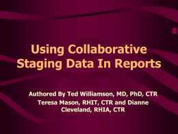 Using Collaborative Staging Data In Reports