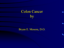 Colon Cancer by