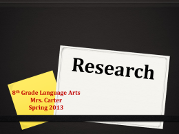 Research Project - Cherry Creek School District