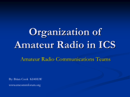 Amateur Radio Communications Team