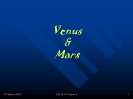 Venus and Mars - Wayne State University
