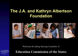 Strategic Plan - Education Commission of the States