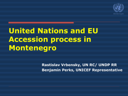 Accession Negotiations - United Nations Development Programme