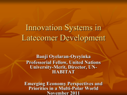 Innovation and Development - ICRIER | Indian Council for