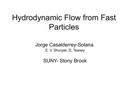 Hydrodynamic Flow from Jets