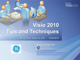 Visio 2010 Style Guide