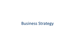 Business Strategy - Gunadarma University