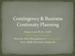 The Ethics of Business Continuity Planning