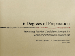 6 Degrees of Preparation - St. Cloud State University