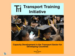 Transport Training Initiative