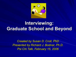 Interviewing - City University of New York