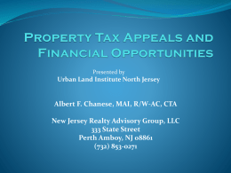 Property Tax Appeals and Financial Opportunities