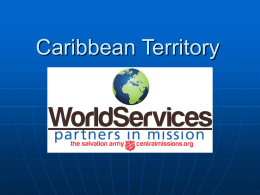 Caribbean Territory - The Salvation Army