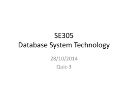 CS304 Database Concepts