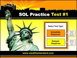 SOL Practice Test 1