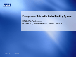 Emergence of Asia in Banking
