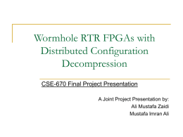 Wormhole Runtime Reconfiguration FPGA with Distributed