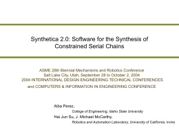Synthetica 2.0: Software for the Synthesis of Constrained