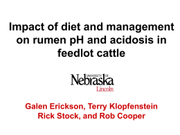 GPVEC acidosis 2008 - University of Nebraska–Lincoln