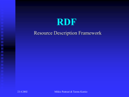 RDF-esitys