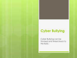 Cyber Bullying - Northeast Campus