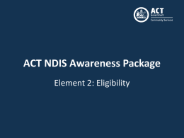 NDIS Presentation pack 2
