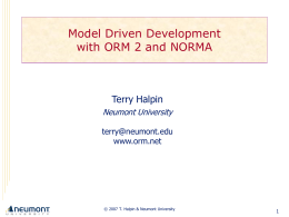 CS440 (Advanced Information Modeling) Lecture 1