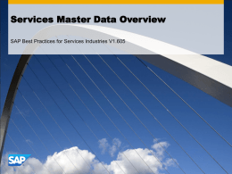 SAP Best Practices < for (Cross