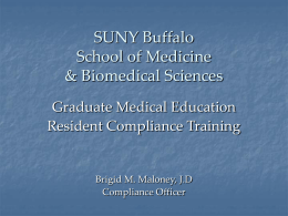 SUNY Buffalo School of Medicine & Biomedical Sciences