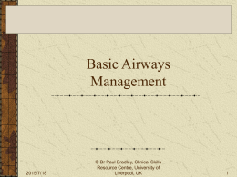Basic airways management