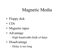 Magnetic Media - University of Delhi