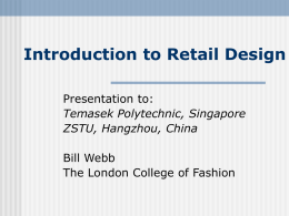 BA (Hons) Fashion Management Retail Pathway